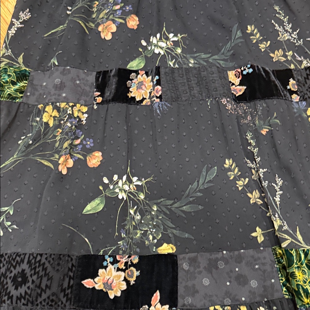 John Mark Dark Floral Long Sleeve Dress - Picture 2 of 4
